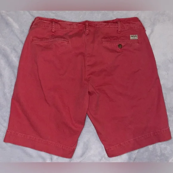 Denim & Supply Ralph Lauren NWT Men’s Chino Red Shorts Cotton Casual Dressy 31 - Picture 5 of 11